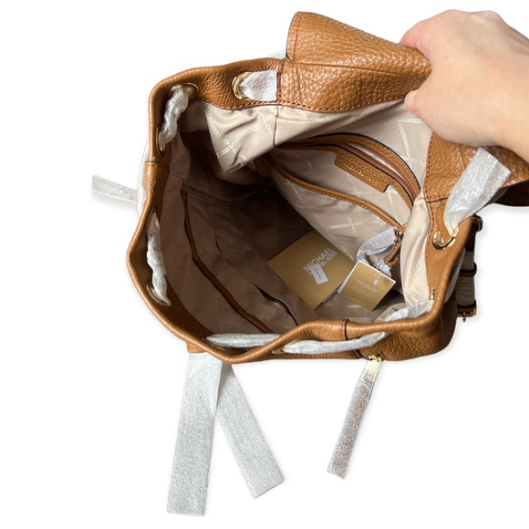 NWT Michael Kors Viv Acorn Convertible Leather Backpack, 30F6GVBB3L - Picture 7 of 12